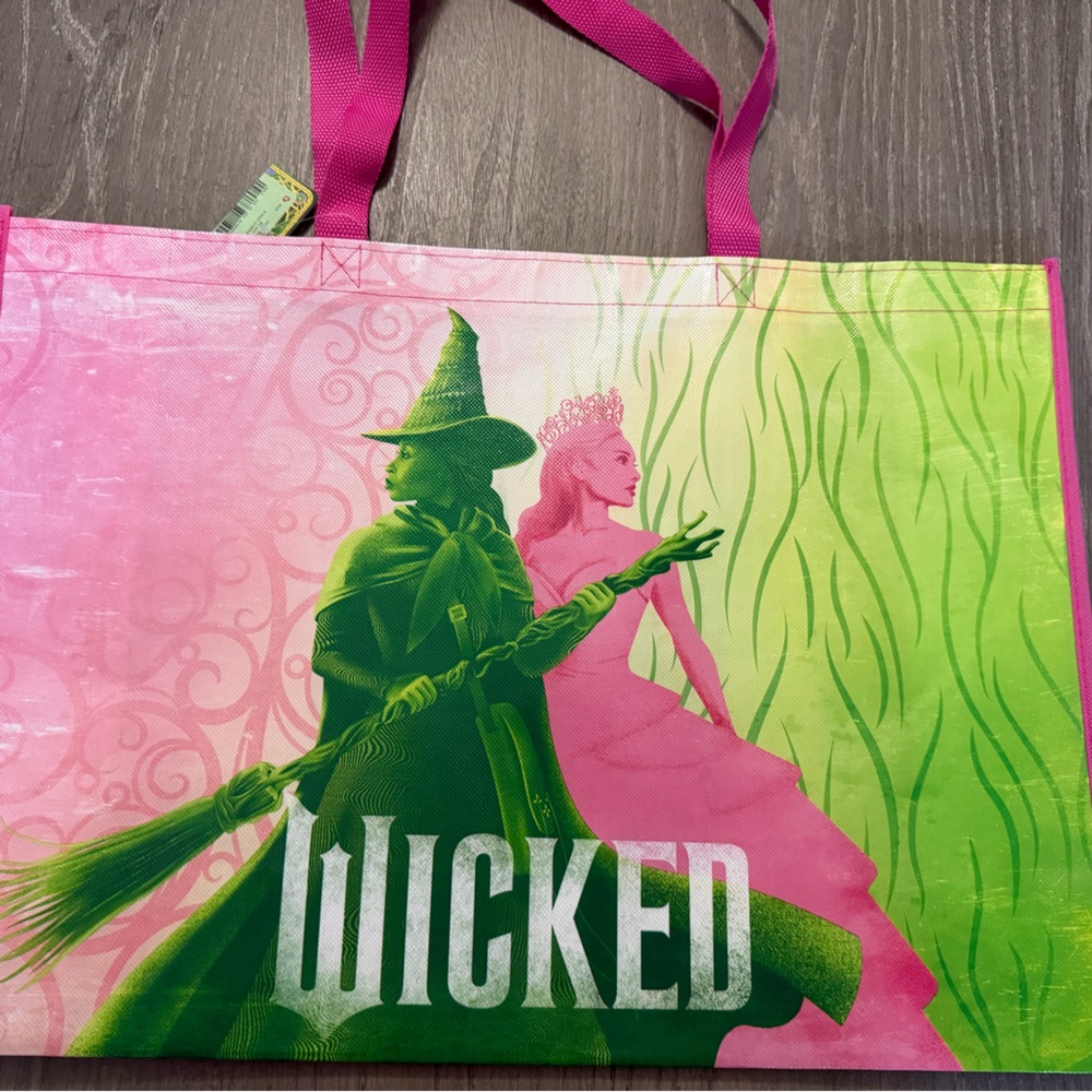 Wicked Pink and Green Tote Bag